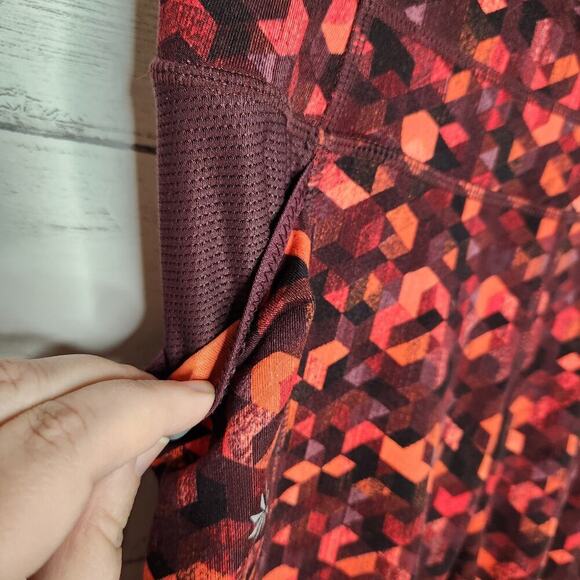 Athleta Be Free Yoga Red Leggings Size Small - Picture 4 of 13